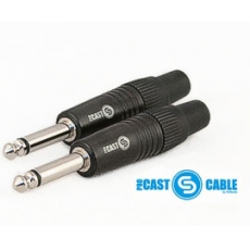 PROCAST Cable TR-6.3/6/M/M TR Jack (male) 6.3mm разъем под пайку на кабель 6мм