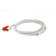 PROCAST Cable m-MJ/2RCA.2 Профессиональный межблочный соединительный звуковой кабель с разъёмами miniJack 3,5mm с одной стороны и 2RCA с другой