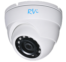 Купольная камера видеонаблюдения с разрешением FullHD