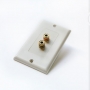 CVGaudio WSP01 Одноканальный настенный декоративный кабельный вывод для спикерного кабеля (акустическая розетка)