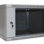 TSn-6U600W-GD Настенный телекоммуникационный шкаф (разобранный)высотой 6U  для установки в него телекоммуникационного 19" оборудования