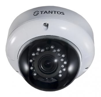TSc-DVi720pHDv (2.8-12) Потолочная антивандальная универсальная видеокамера 4в1, разрешение 720Р,  ИК подсветка до 25 метров