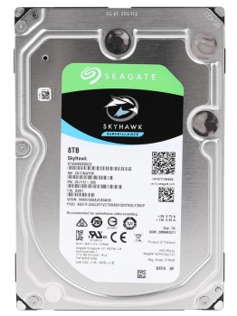 Жесткий диск 8TB SATA 6Gb/s Seagate ST8000VX0022 3.5" SkyHawk Guardian Surveillance 7200rpm 256MB 24x7 Bulk