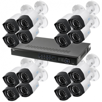 Vid0216v1(Rvi) Комплект уличного видеонаблюдения из 16 камер FullHD