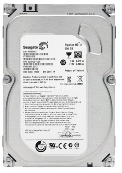 Жесткий диск 500GB SATA 3Gb/s Seagate ST3500312CS 3.5" Pipeline HD SATA 3Gbit/s 5900rpm 8MB NCQ Refurbished (Для систем видеонаблюдения)