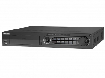 DS-7324HUHI-K4 24-х канальный гибридный HD-TVI регистратор для  аналоговых, HD-TVI, AHD и CVI камер + 8 каналов IP@8Мп 