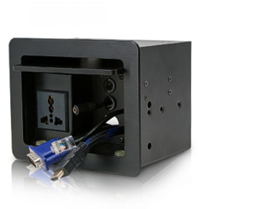 PROCAST Cable TС-16 Врезной модуль с откидной крышкой для комплексного подключения AV устройств к мультимедийной системе