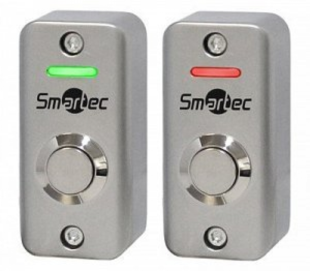 ST-EX012LSM Кнопка металлическая, 2-х цветный СИД индикатор, накладная