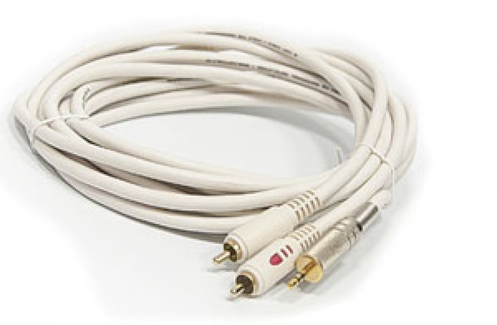 PROCAST Cable MJ/2RCA.5 Профессиональный межблочный соединительный звуковой кабель 3,5mm miniJack(stereo) — 2RCA(male)