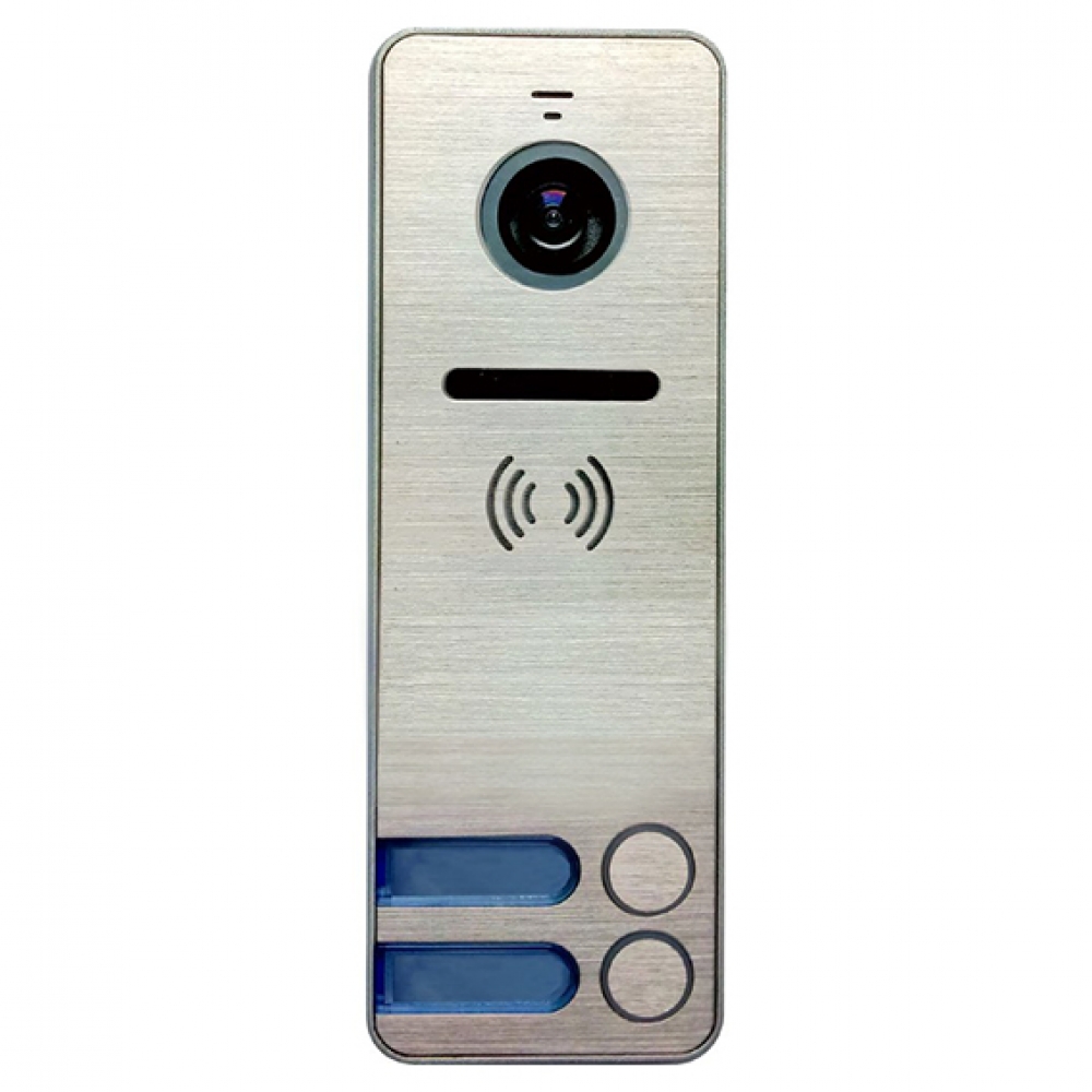 iPanel 2 (Metal) 2 аб. Цветная вызывная панель видеодомофона на 2 абонента