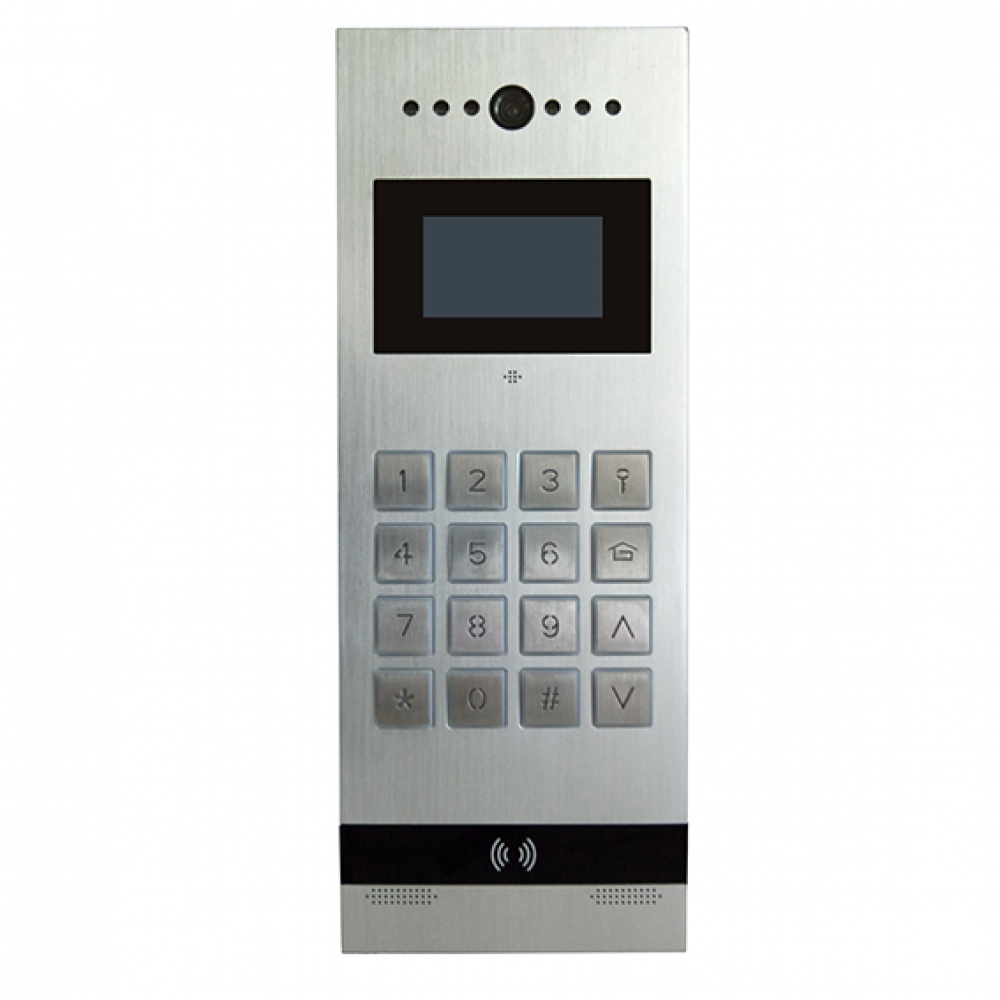 TS-VPS-MF lux Вызывная панель цветного многоквартирного домофона со считывателем карт Mifare